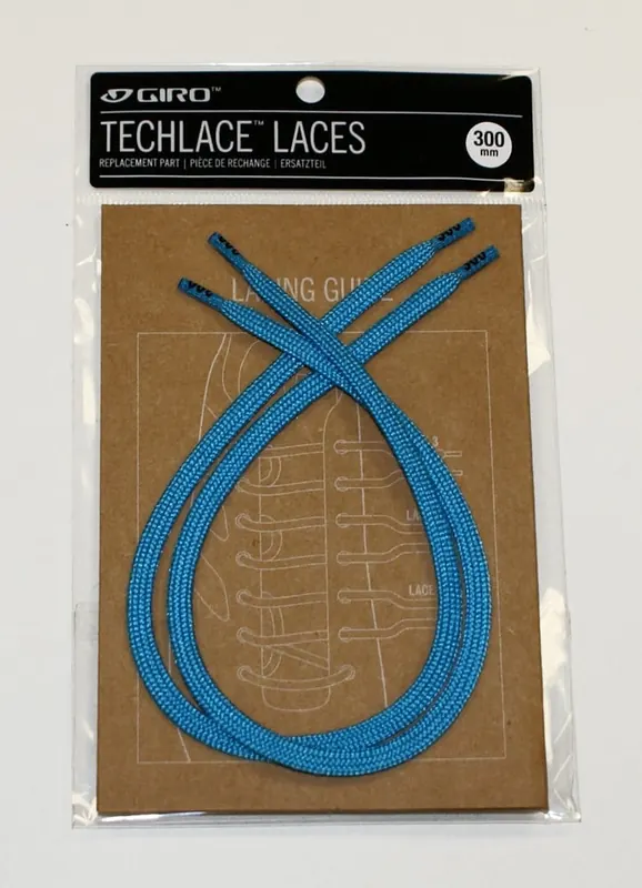 GIRO Sznurówki TECHLACE LACES niebieski (250mm)