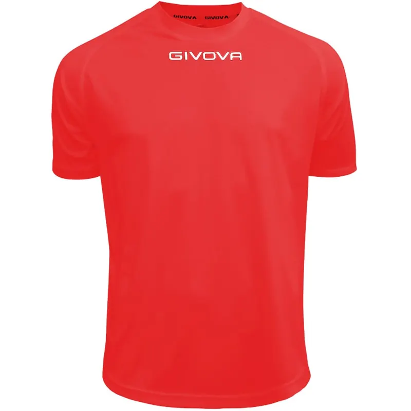 GIVOVA koszulka sportowa męska t-shirt treningowy MAC01 czerwona (XL)