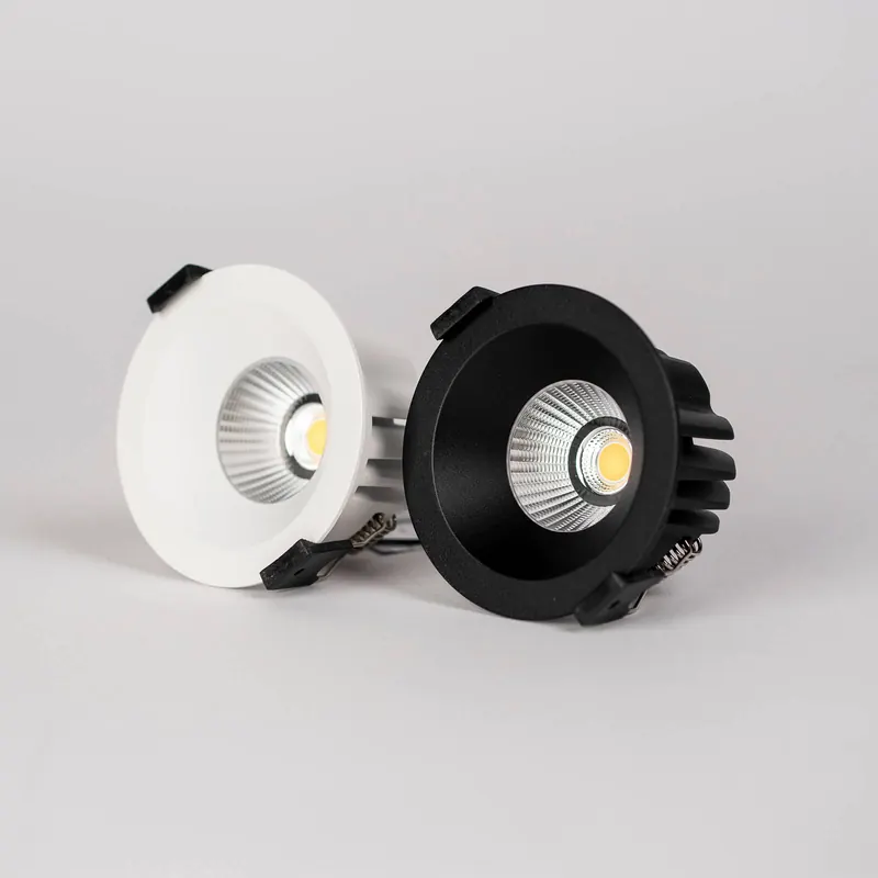Downlight wpuszczany SLC LED OnePro Soft, czarny, 4000 K, aluminium