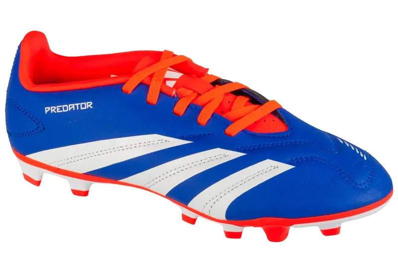 adidas Predator Club Jr FxG IF6424, Dla chłopca, Niebieskie, buty piłkarskie - korki, skóra syntetyczna, rozmiar: 38 2/3