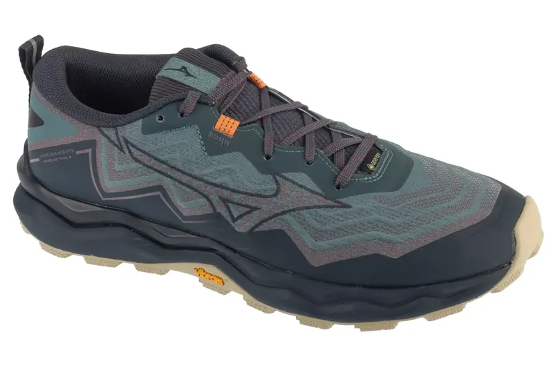 Mizuno Wave Daichi 9 GTX J1GJ255611, Męskie, Szare, buty do biegania, tkanina, rozmiar: 42