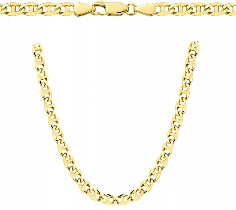 Złoty Łańcuszek Pełny Diamentowany Gucci Marina 3,30 mm pr 585