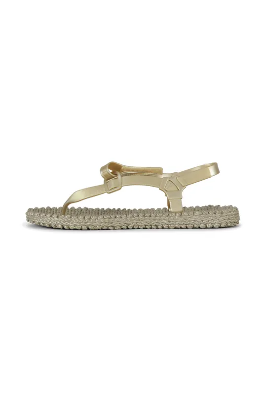 Ilse Jacobsen Flipflops Cheerful14 Platin Maat: 39 | Sandalen Outlet | Dames | Goud