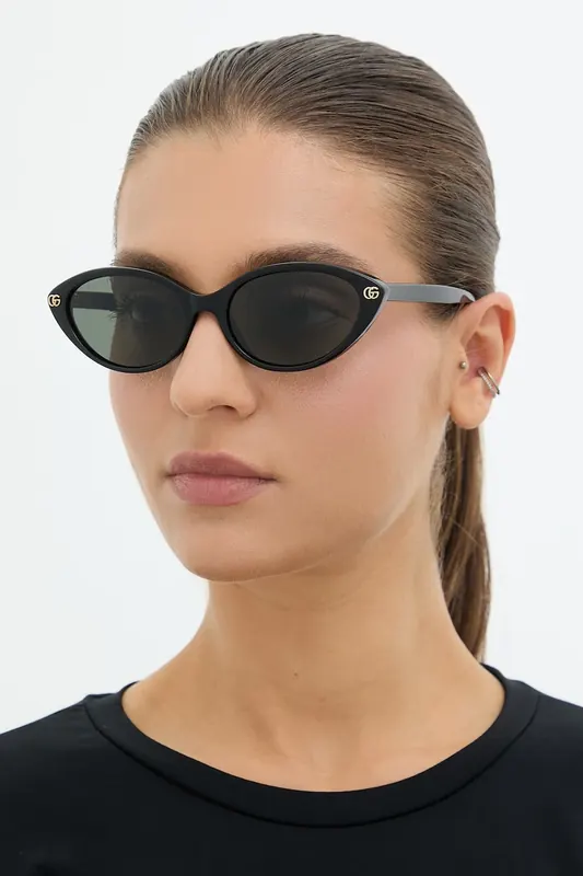 Gucci okulary przeciwsłoneczne kocie oczy damskie