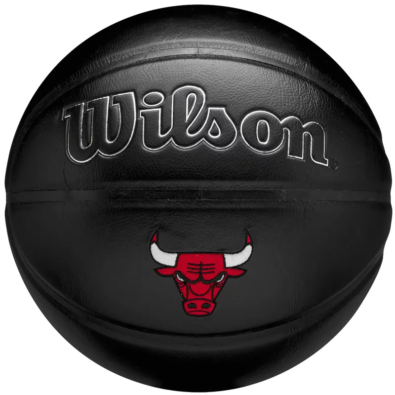 Wilson NBA Team Premiere Chicago Bulls Ball WZ4026405XB, Unisex, Czarne, piłki do koszykówki, Guma, rozmiar: 7