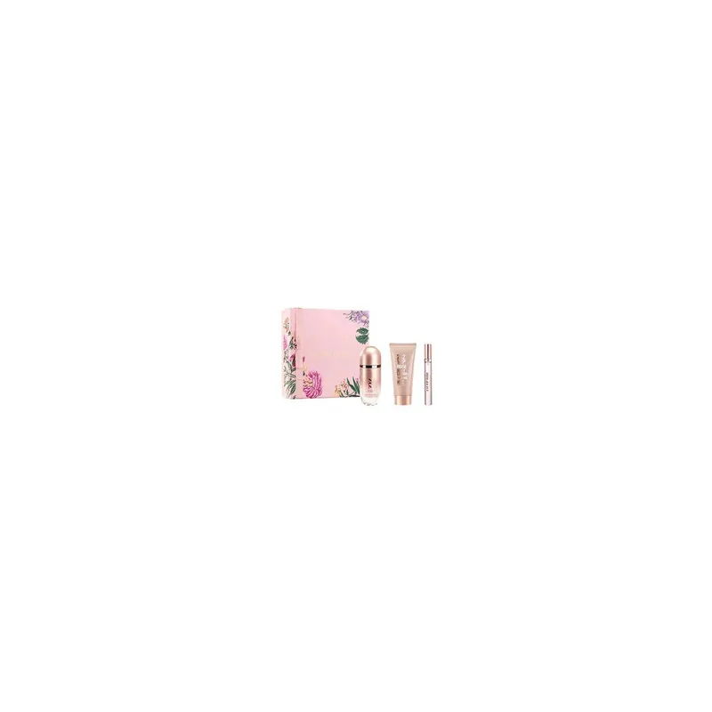 Carolina Herrera 212 VIP Rose Gift set EDP 80 ml, balsam do ciała 100 ml i miniatura EDP 10 ml 80ml