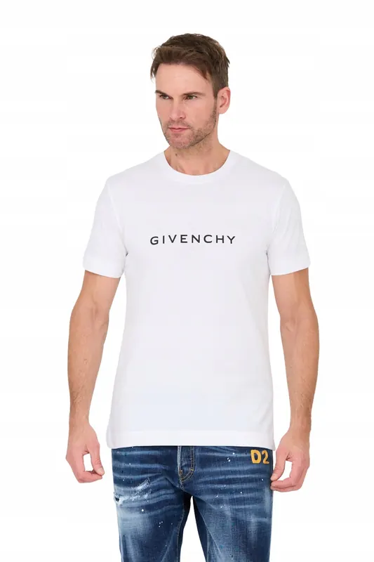 Givenchy Biały męski t-shirt XXL