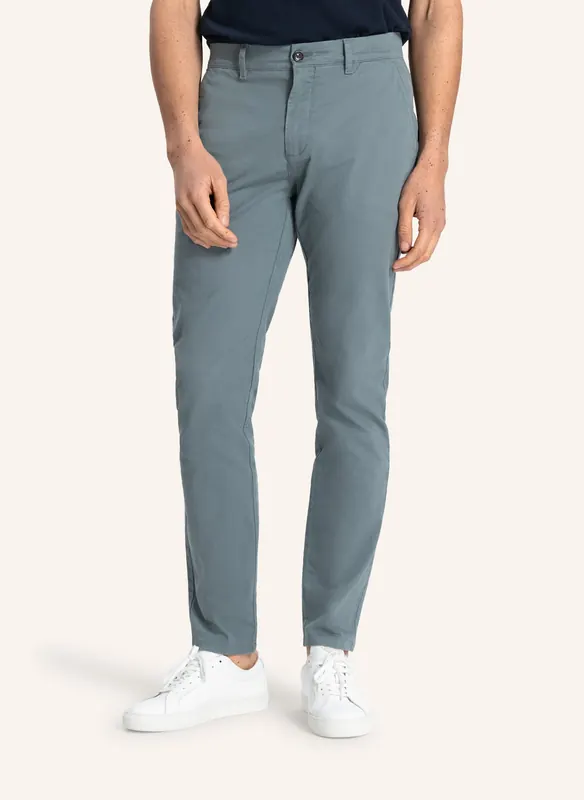 Dstrezzed Charlie Slimfit Chino Med. Grey Maat: W33L32 | Chino's Outlet | Heren | Grijs