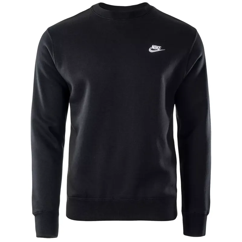 Nike Sportswear Club Crew BV2662-010, Męskie, Czarne, bluzy, bawełna, rozmiar: S
