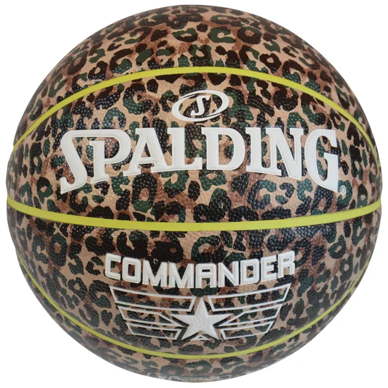 Spalding Commander In/Out Ball 76936Z, Unisex, Brązowe, piłki do koszykówki, Skóra kompozytowa, rozmiar: 7