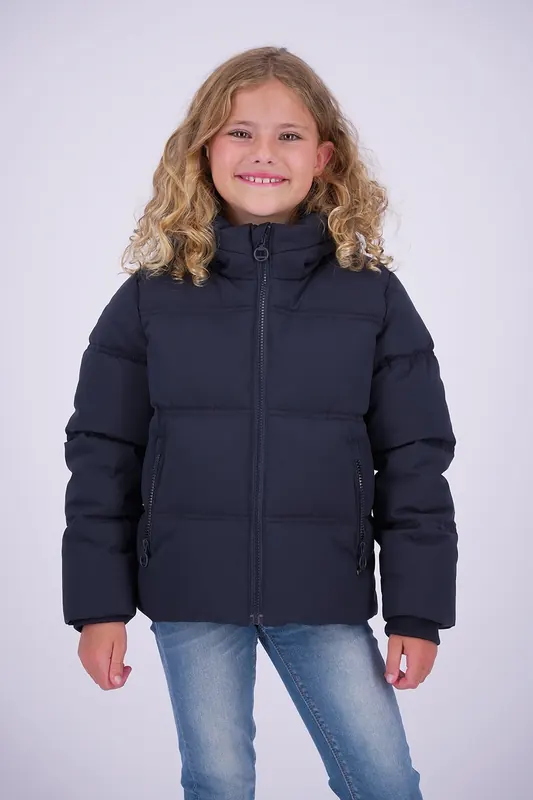 Vingino Girls Tizia Jacket Outdoor Dark Blue Maat: 5 | Jassen Outlet | kids | Blauw