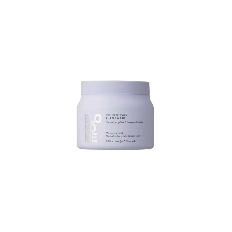Schwarzkopf Professional Blondme Bond Repair Fioletowy maschera do włosów neutralizator żółtych tonów 500 ml