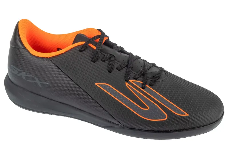 Skechers Skx 2 Academy Ic 252128-BKOR, Męskie, Czarne, buty halowe - halówki, syntetyk, rozmiar: 42,5