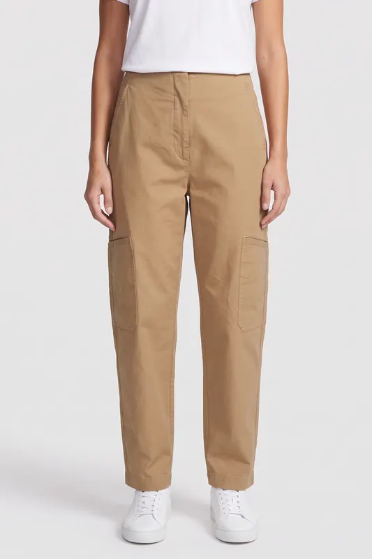 ARKET Elodis Casual Trouser Beige Maat: 32 | Cargobroeken Outlet | Dames | Beige