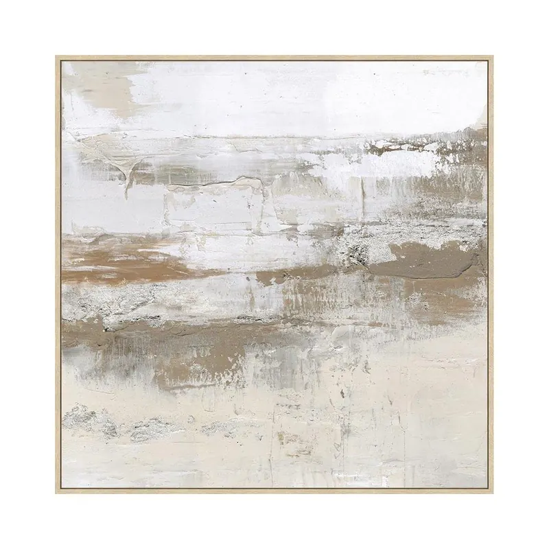 Obraz z ręcznie malowanymi elementami z ramą w zestawie/na płótnie 85x85 cm Bold – Bizzotto