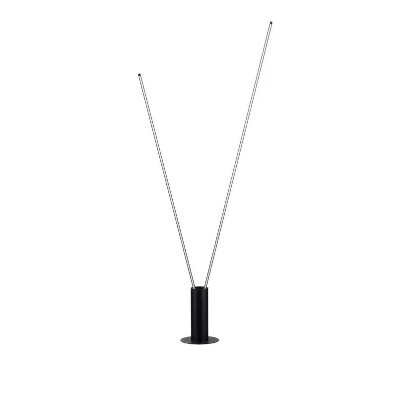 Metalowa lampa stojąca LED z elastyczną konstrukcją w kolorze matowej czerni (wysokość 181 cm) Kimolia – Nova Luce