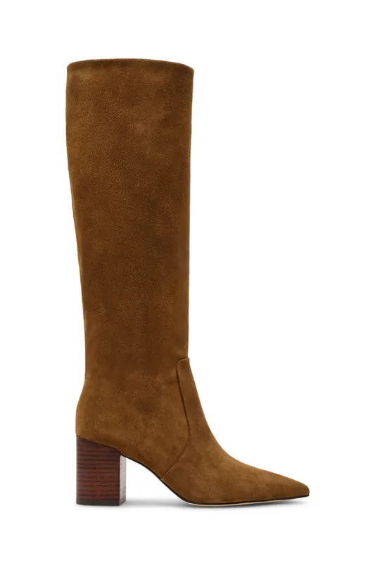Steve Madden Skyline Boots Chestnut Suede Maat: 36 | Laarzen Outlet | Dames | Bruin