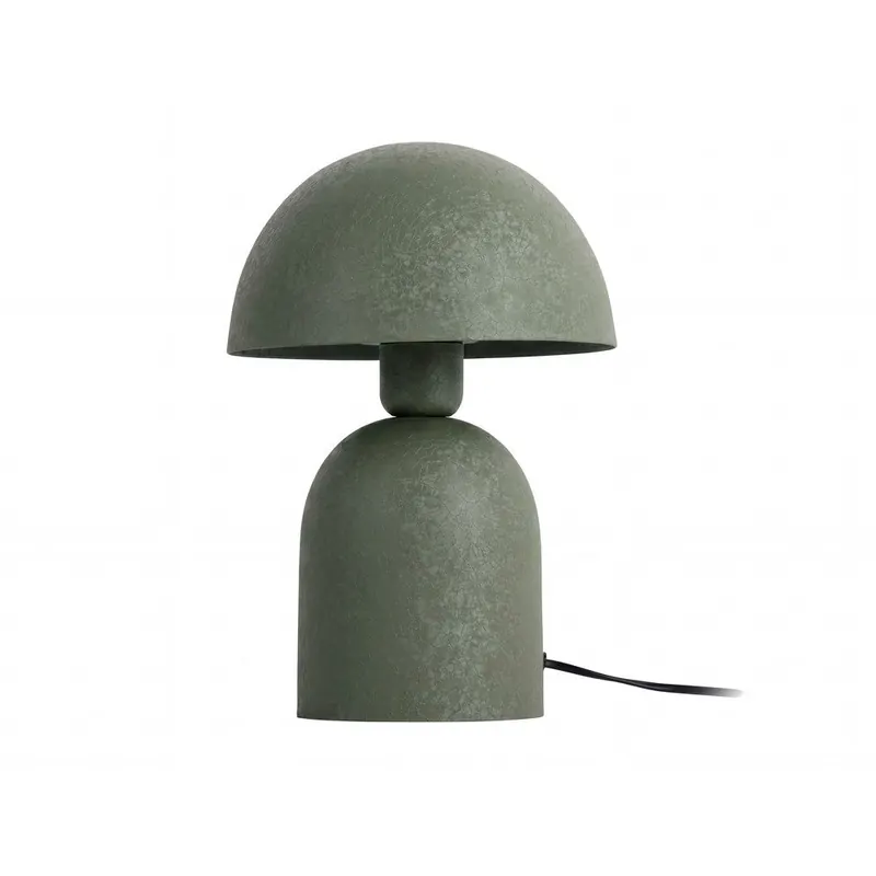 Zielona lampa stołowa z metalowym kloszem (wysokość 30 cm) Boaz – Leitmotiv