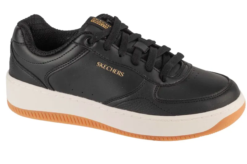 Skechers Sport Court 2.0 - Core Essential 185160-BLK, Damskie, Czarne, trampki, skóra syntetyczna, rozmiar: 38,5