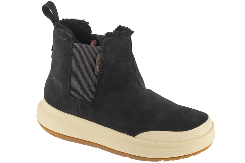 Merrell Marquette Thermo Pull On WP J007064, Damskie, Czarne, buty zimowe, skóra zamszowa, rozmiar: 38