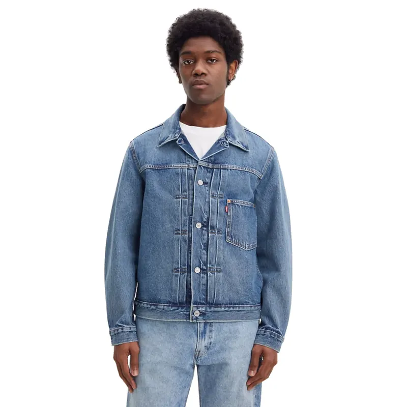 Levi's Trucker Type I Jacket A31740004, Męskie, Niebieskie, kurtki, bawełna, rozmiar: M