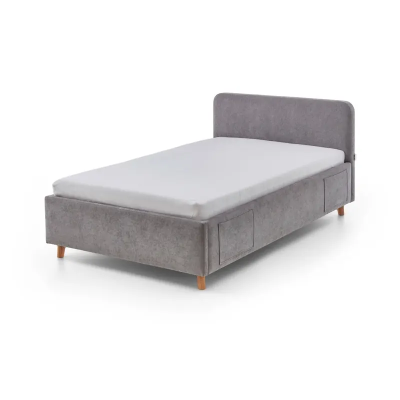Szare łóżko dziecięce ze schowkiem ze stelażem 120x200 cm Cosy – Meise Möbel