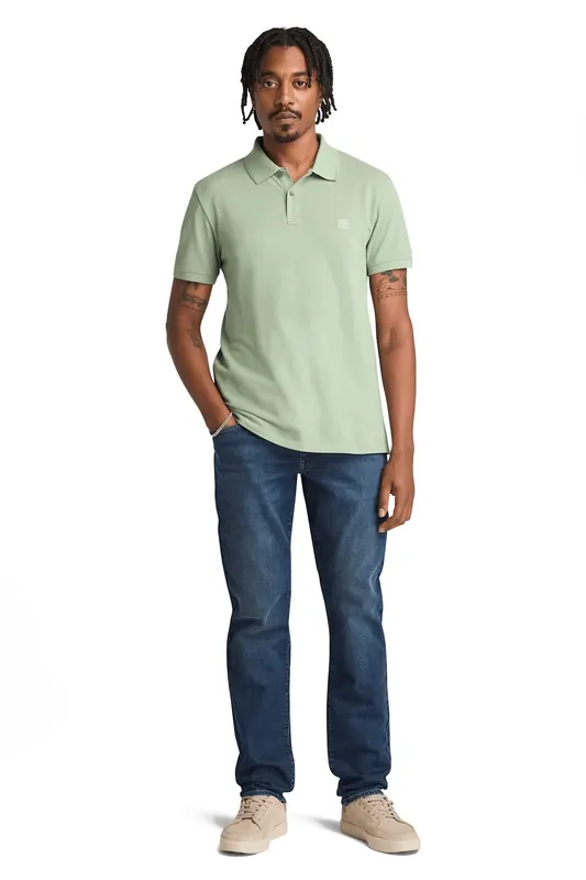 Timberland Stretch Denim Pant Slim Medium Blue Maat: W30L34 | Jeans Outlet | Heren | Blauw