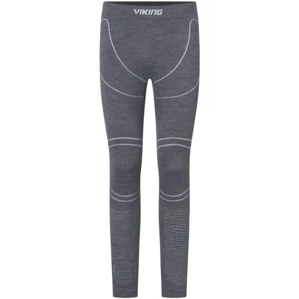 Viking Bielizna termoaktywna - legginsy z wełny merino Lan Pro Man Pants grafitowe (M)