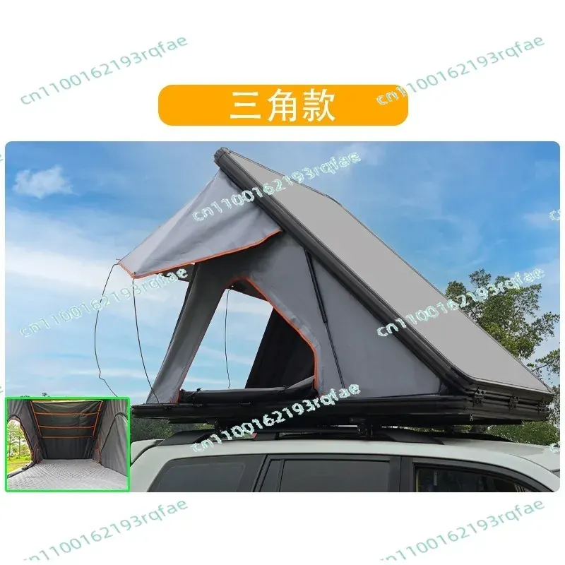 Namiot dachowy na zamówienie, kemping, pojazd terenowy, samochód, namiot dachowy z twardą skorupą, namiot dachowy typu pop-up, namiot na dach, outdoorowy, dla 1-3 osób, aluminiowa twarda skorupa.