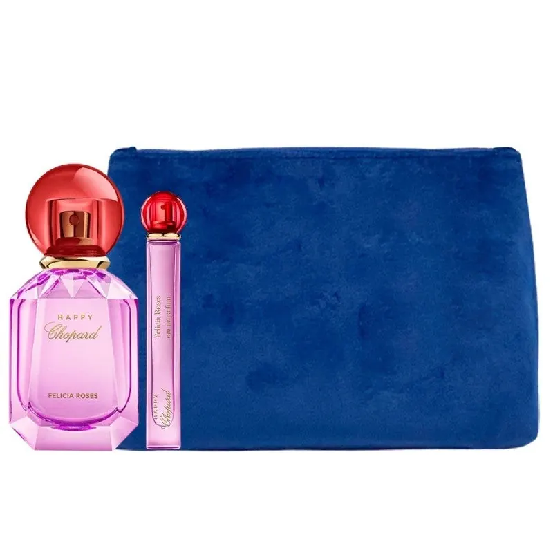 Luksusowe naturalne Chopard: Happy Felicia Roses, woda perfumowana, dla kobiet, 100 ml + Happy Felicia Roses, woda perfumowana, dla kobiet, 10 ml + Ch