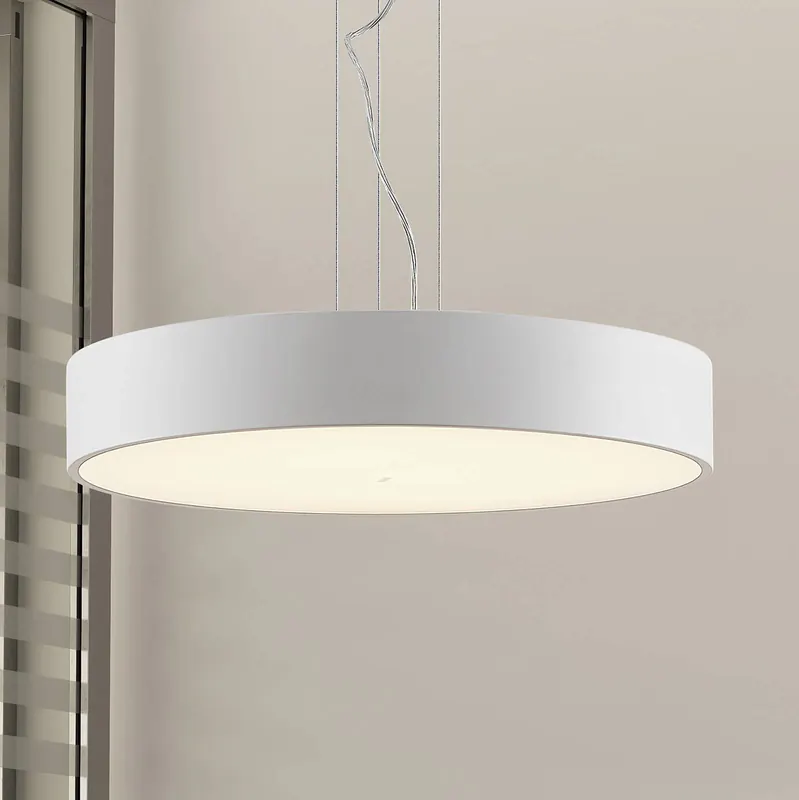 Żyrandol LED Arcchio Noabelle, Ø 60 cm, biała, metalowa