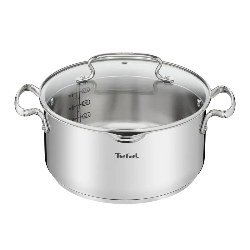 Garnek ze stali nierdzewnej odpowiedni na indukcję 5 l Duetto+ – Tefal