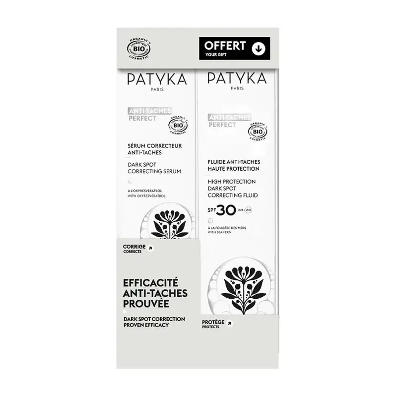 Patyka Zestaw Serum Anti-Perfekcyjne Plamki 30ml + Fluid SPF30 50ml