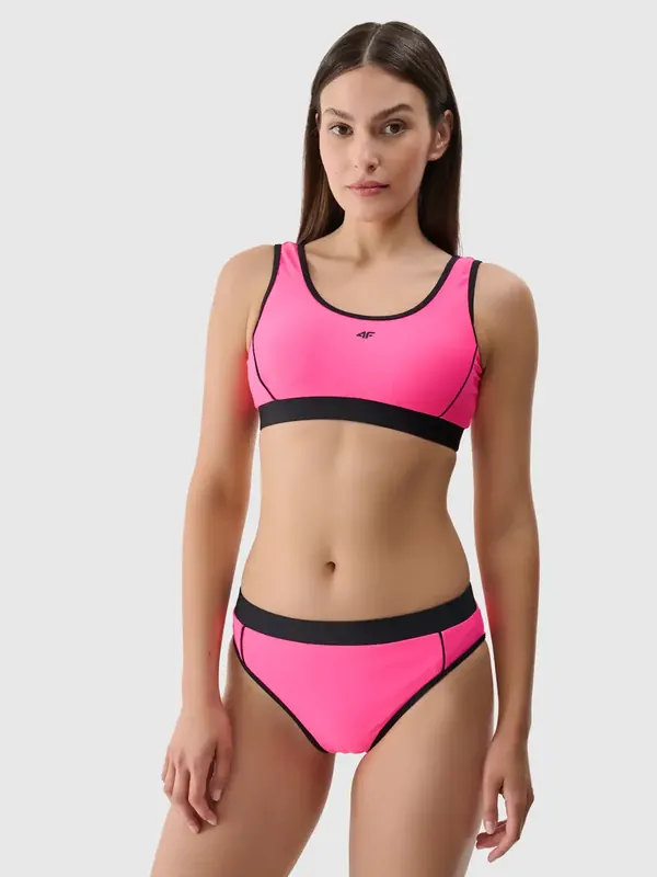 4F bikini dół 4FWSS25UBKBF078 różowe (S)