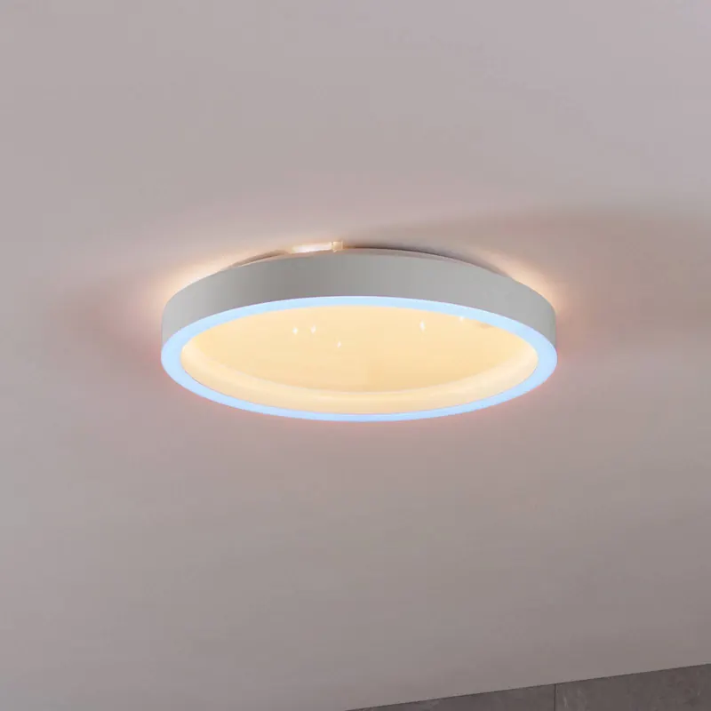 EGLO connect Montemorelos-Z, RGBW, biały, Ø42cm