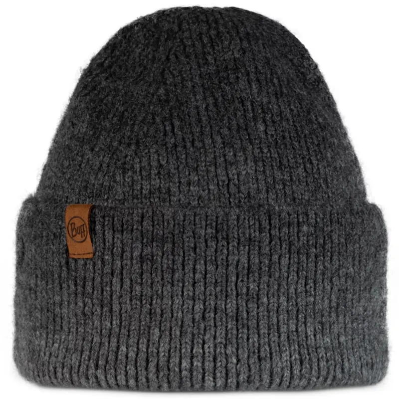 Buff Marin Knitted Hat Beanie 13232490110, Unisex, Szare, czapki, akryl, rozmiar: One size