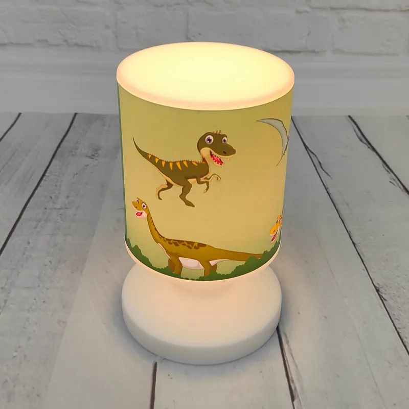 Lampa stołowa LED Dino, USB, IP44
