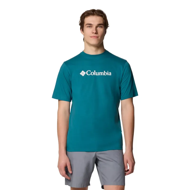 Columbia CSC Basic Logo SS Tee 1680053364, Męskie, Zielone, t-shirty, bawełna, rozmiar: M