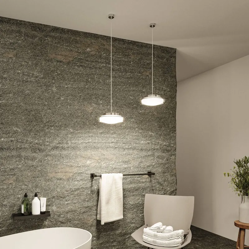 Paulmann Luena żyrandol LED IP44 chrom Ø25cm