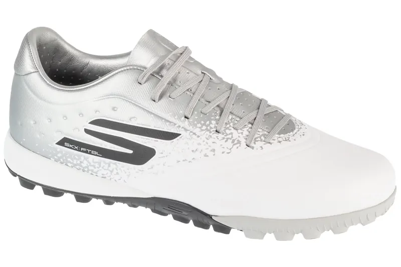 Skechers Razor 1.5 Academy TF 252016-WSL, Męskie, Białe, buty piłkarskie - turfy, syntetyk, rozmiar: 43