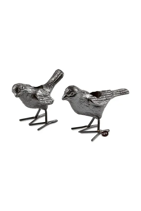 POLSPOTTEN zestaw świeczników flock of birds 12,5 x 5 x 7 cm 2-pack