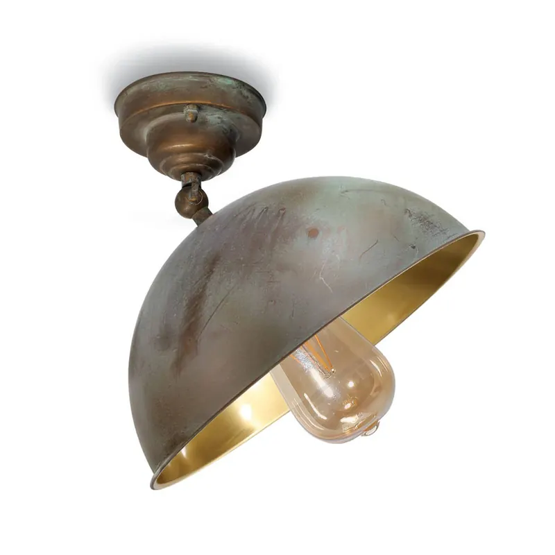 Lampa sufitowa Circle 3245, mosiądz antyczny