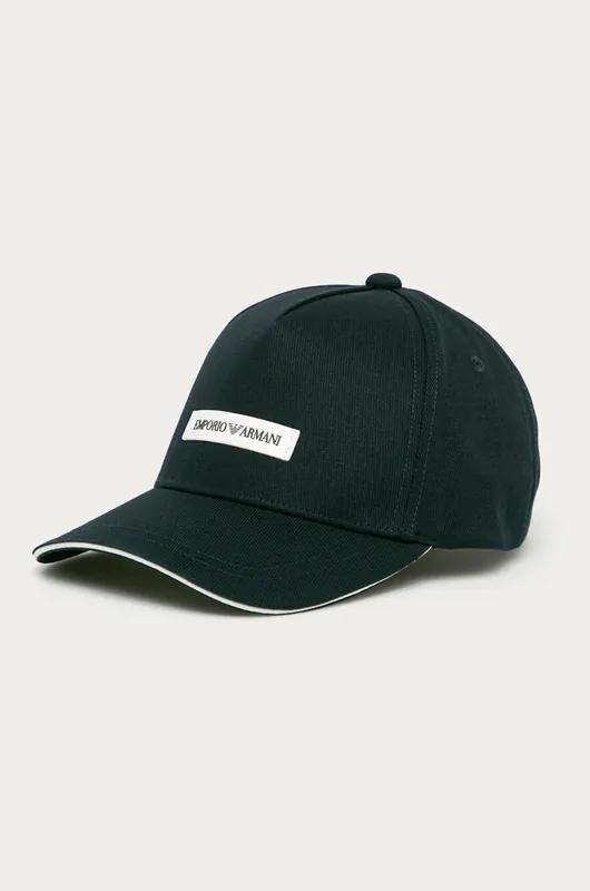 Emporio Armani czapka z daszkiem bawełniana