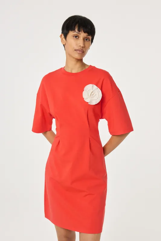 Fabienne Chapot Astan Dress Tangerine Tango Maat: XL | Mini Jurken Outlet | Dames | Oranje
