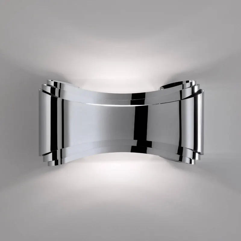 Lampa ścienna LED Ionica ze stali, chrom