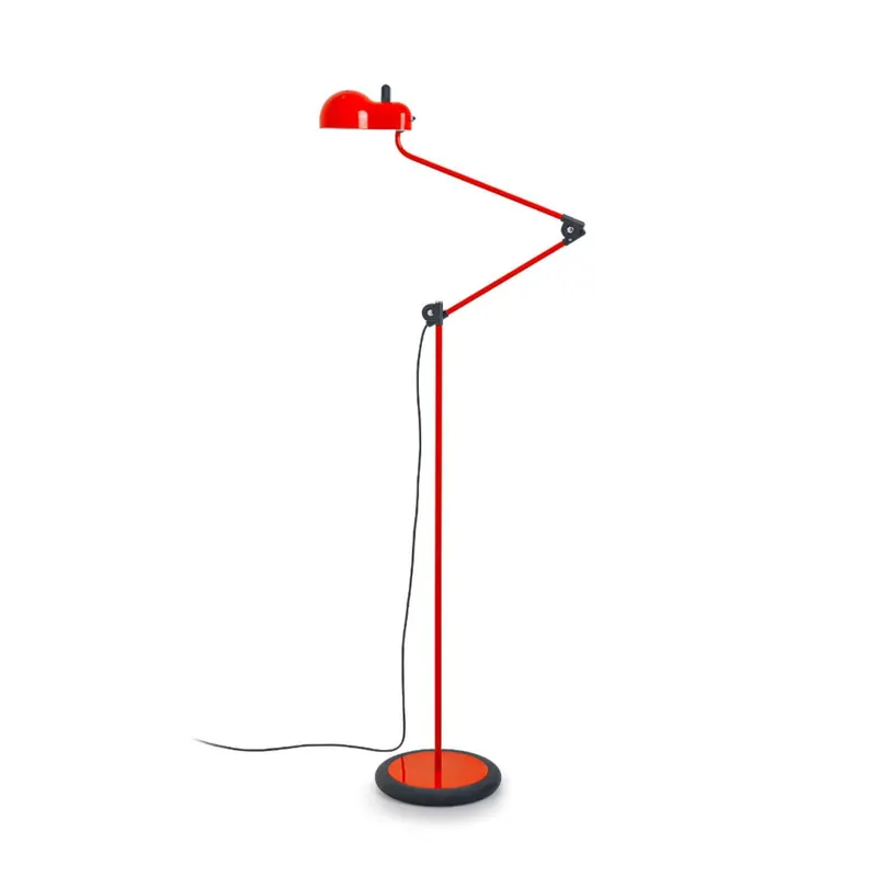 Lampa stojąca Stilnovo Topo LED, czerwona