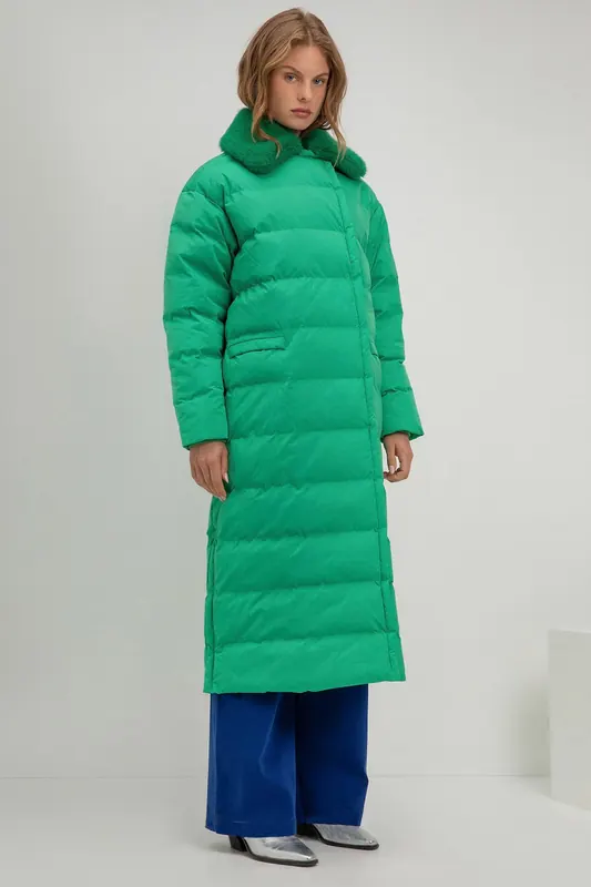 Josephine & Co Suze Coat Parrot Green Maat: 40 | Winterjassen Outlet | Dames | Groen