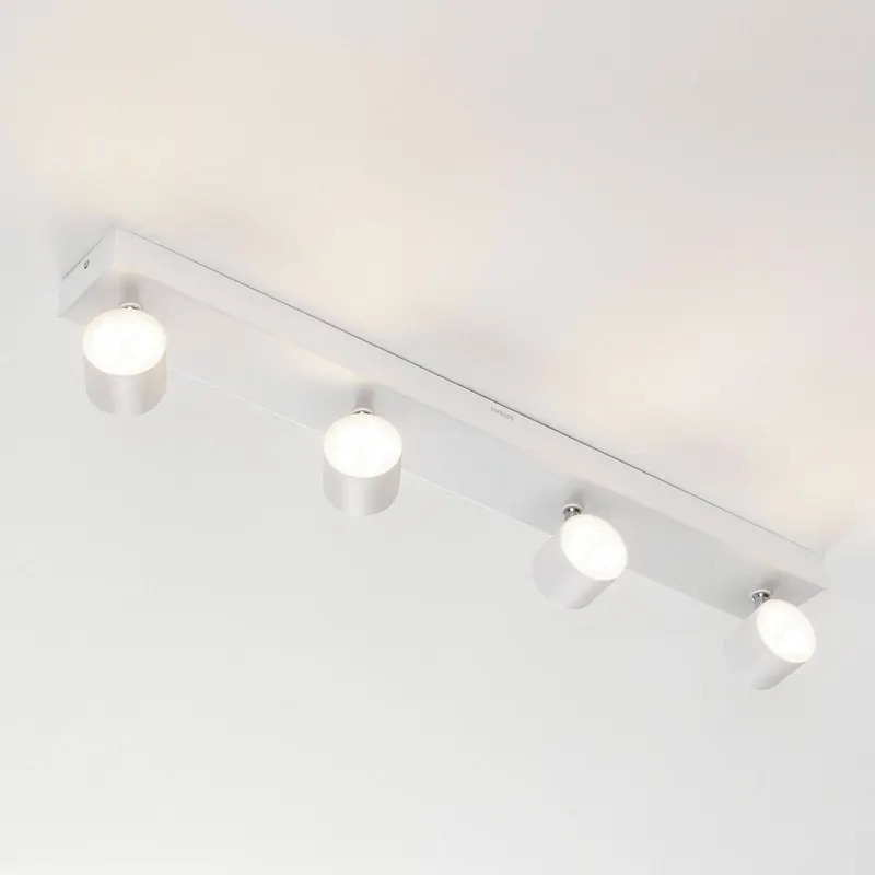 Star – czteropkt. spot sufitowy LED, warmglow