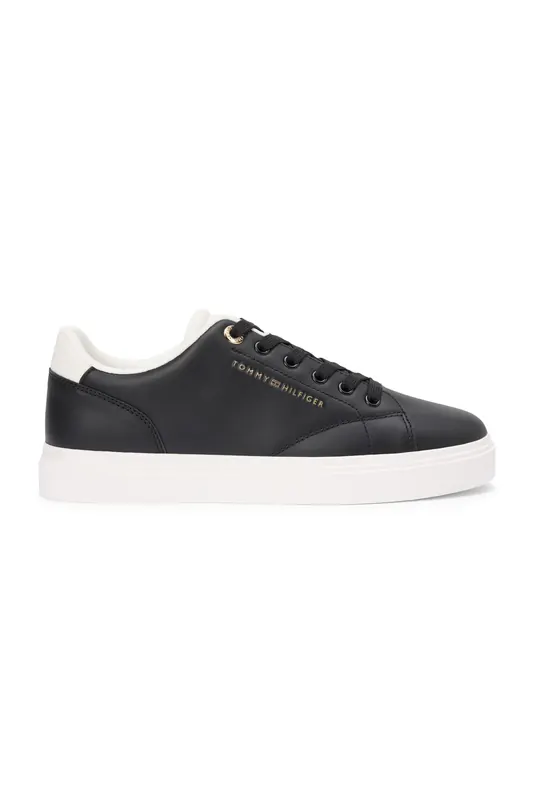 Tommy Hilfiger Feminine Cupsole Trainers Black/ecru Maat: 37 | Sneakers Outlet | Dames | Zwart