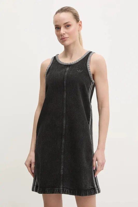 adidas Originals sukienka jeansowa DENIM 3S DRESS